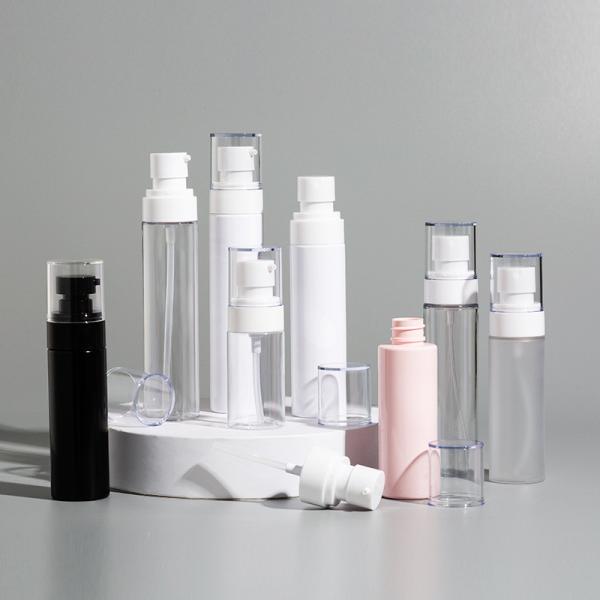 Travel Reusable Plastic Airless Pump Bottles And Packaging Airless Bottles For Skin Care 150ml