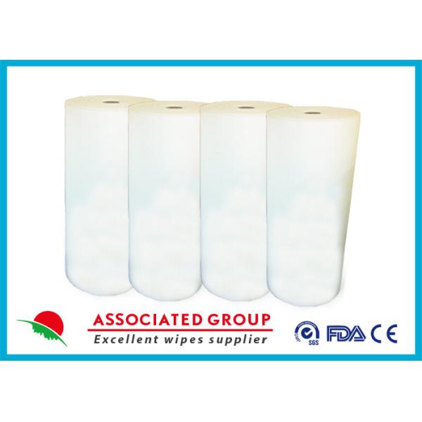 Мягкое сырье 100% вискозы ткани Nonwoven Spunlace гигиены