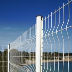 Quick Buckle Easy Installation 1.3m Low Height Powder Coated 3D Curved Fence for Urban Road Flower Boxes & Street Trees