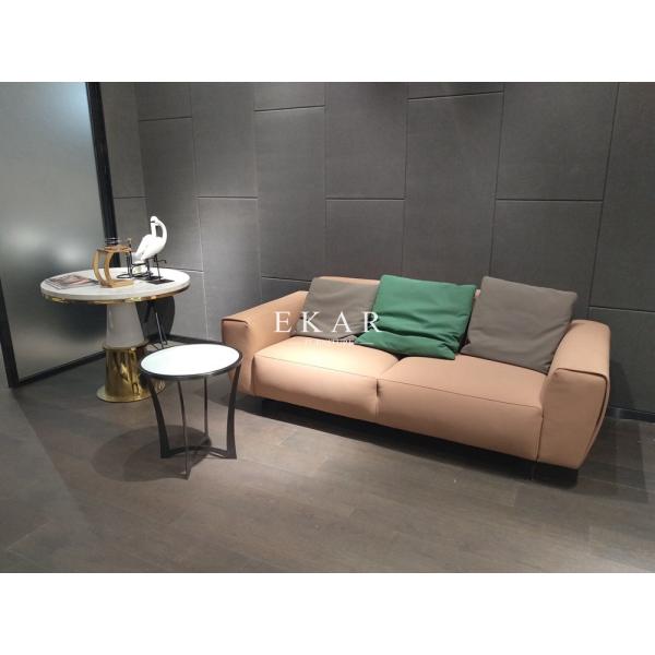 Modern 3 Seater Fabric or Leather Living Room Sofa