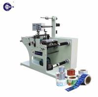Machine de découpe numérique de rouleaux d'étiquettes tout-en-un avec découpe et refente