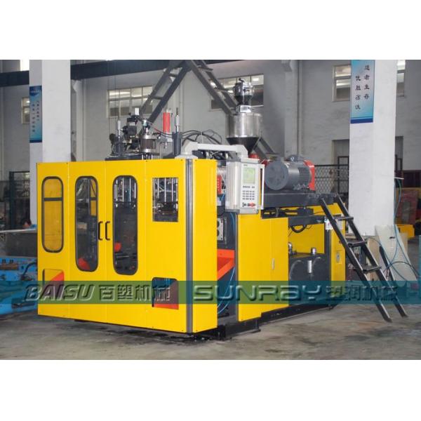 Automatic Extrusion Bottle Blow Molding Machine , 0 - 5 Liter Plastic Jerry Can Making Machine