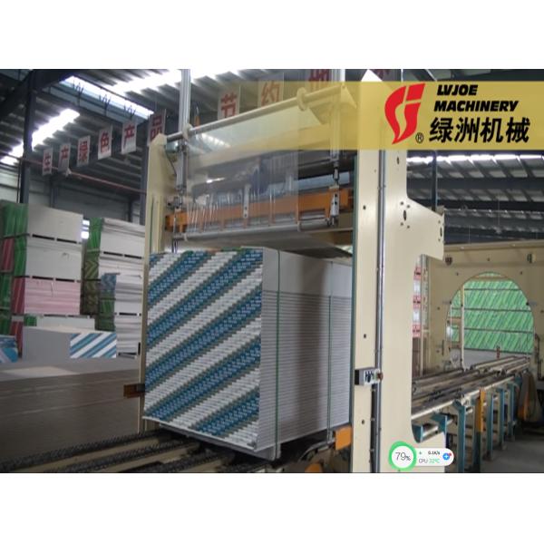PLC Control Automatic Gypsum Board Packing Machine 15m/Min Speed