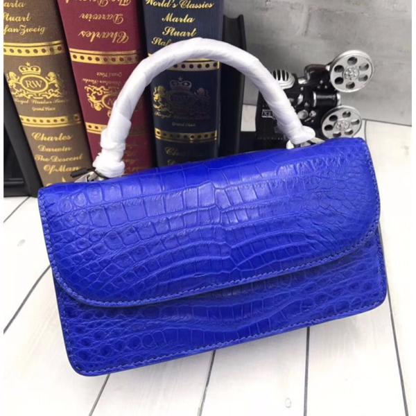Authentic Crocodile Belly Skin Lady Small Purse Female CHIC Handbag Genuine Alligator Leather Women Cross Shoulder Bag
