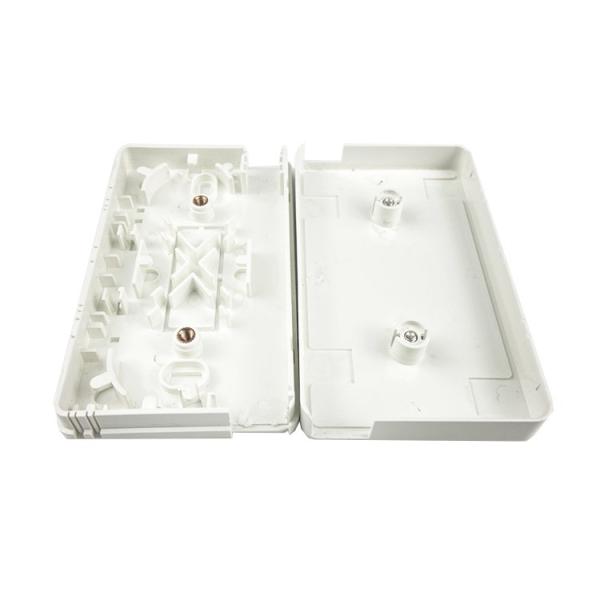 ABS 2-Cores Fibra Óptica de Plástico Faceplate Socket Panel para rede FTTX interior