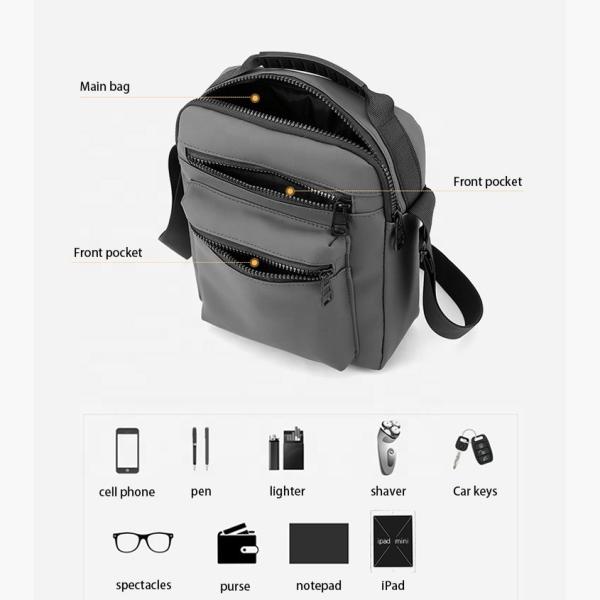 Wholesale Waterproof Casual Messenger Bags Shoulder Men's Crossbody Bag OEM