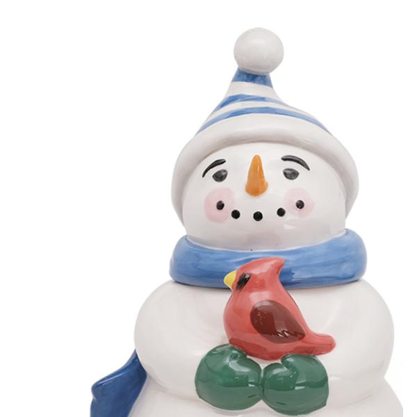 Керамические банки с крышками Рождественские праздники Кухня Кофе Чай Печенье Подарок Керамическая банка 3D Ручная живопись