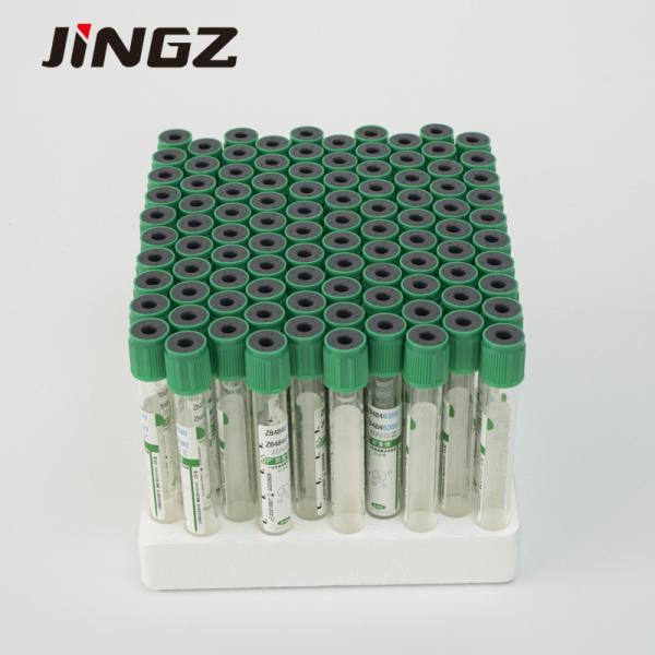 OEM Heparin Tube Vacuum Lithium Heparin Sodium Heparin Green Test Tube