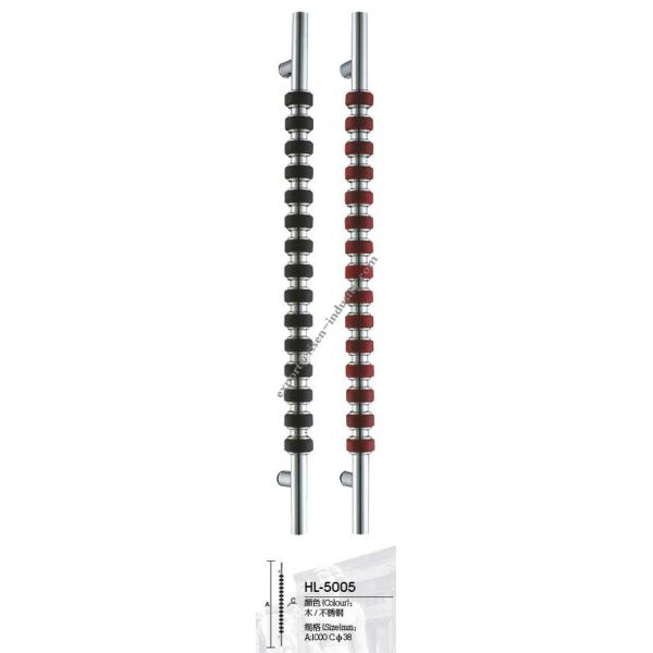 Stainless steel door handle HL5005, dia38 X 1000