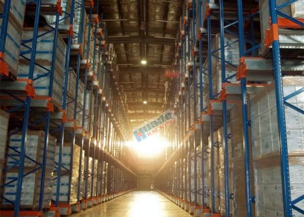 Cold Supply Chain Industrial Pallet Racks Heavy Duty 5-45 Celsius Degree Working Temperature