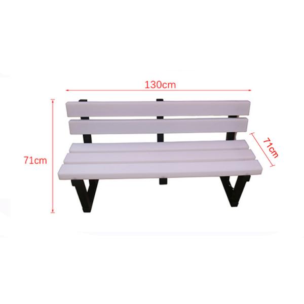 LED Bench lights park chair auditorium outdoor leisure shopping mall rest waiting color charging remote control