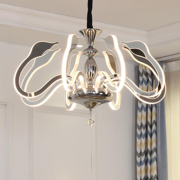Sidewall glow Led swan simple chandelier Light Fixtures (WH-LC-01)