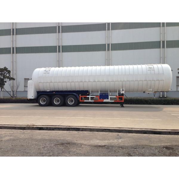 55000L LNG Tanker Semi Trailer With 3 Axles For Liquid Natural Gas
