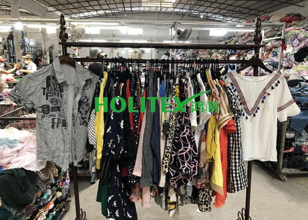 Holitex Used Womens Clothing New York Style Ladies Cotton Blouse For Cambodia
