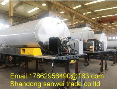 8000 Liter Asphalt Construction Equipment Bitumen Distributor Truck With 6000mm Spray Width