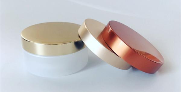 Shiny Plastic Bottles Caps Lid 58mm Wide Mouth Custom Logo For Glass Jar