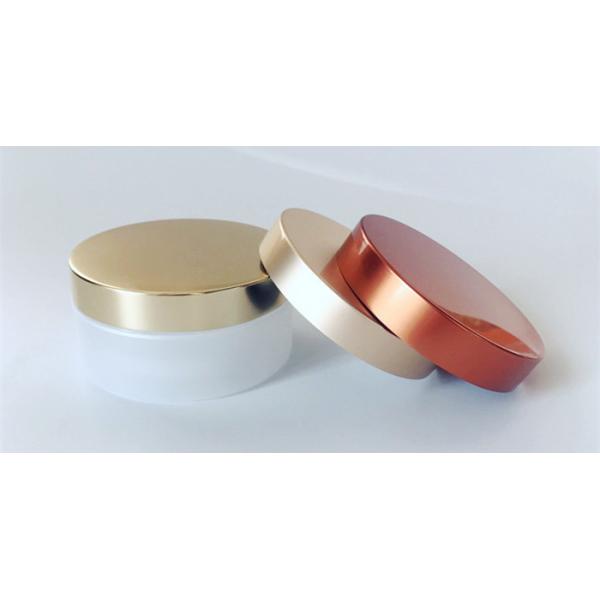 Shiny Plastic Bottles Caps Lid 58mm Wide Mouth Custom Logo For Glass Jar