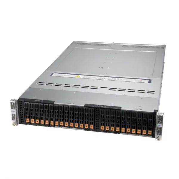 SuperServer SYS-220BT-HNTR 2U Rackmount Server с сетевой картой MCX653105A-HDAT