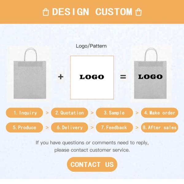 OEM Kraft Покупки бумажные пакеты для одежды и обуви Подарочные сумочки