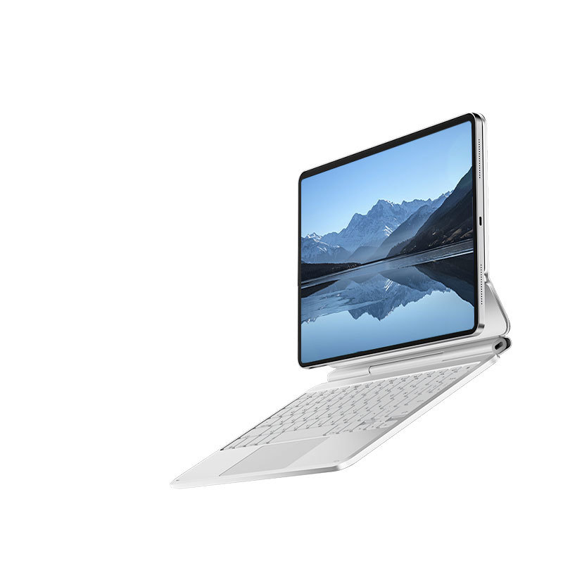 Slim Magnetic Keyboard for iPad 10.9 Inch A16 2025 iPad Protective Cover Built-in Multi Touch Glass Track Pad Hot Sale