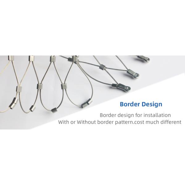 Aisi 316 x клонит сетка зоопарка нержавеющей стали Ferrule кабеля с рукавом