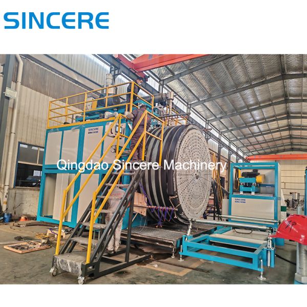 200-4000mm HDPE/PE/PP Hollow Wall Spiral Wound Pipe Production Machine for Water Storage Tank Sewage Drainage Pipes