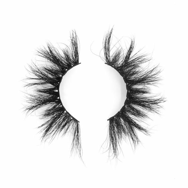 2 Pairs Fluffy Mink Lashes , Dramatic 25mm Fluffy Lashes
