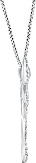 Silver Smile - Solid Sterling Silver Beautiful Tropical Palm Tree Pendant Necklace, with 17.5inch Anchor Chain for Women