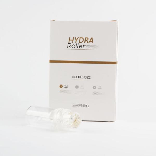 CE Approved Microneedle Titanium Derma Roller 64 Gold Tips Hydra Needle