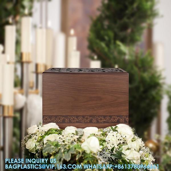 Cremation Urns For Human Ashes Adult Male Or Female, Funeral Memorial Urns For Ashes, Wooden Tree Of Life Decorative