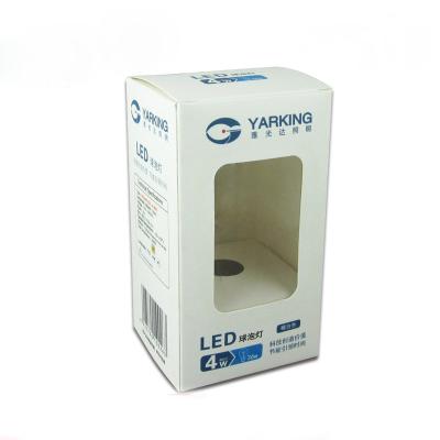 PVC UV de empacotamento conduzido do efeito da caixa de CMYK impressão ambiental com janela
