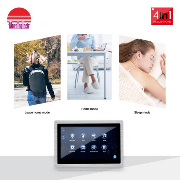 Morningtech FHD 1080P Video Door Phone with record Max support32G SD card