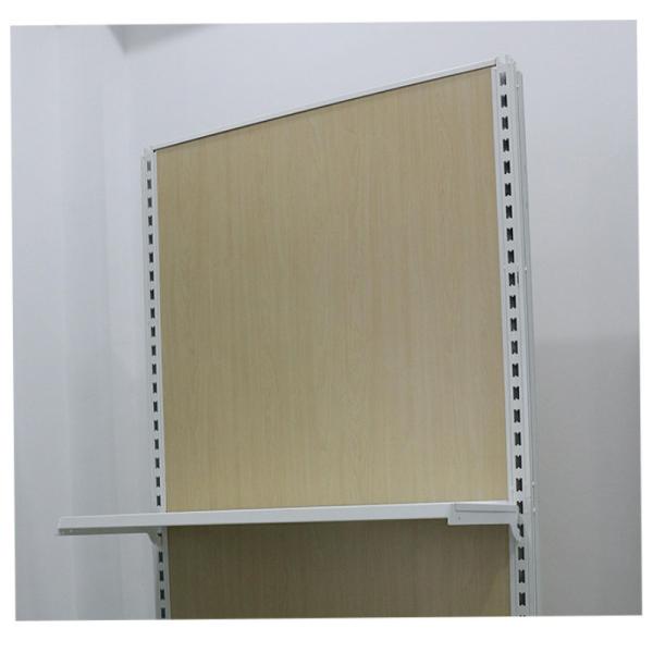 Supermarket Wooden Gondola End Cap Display Rack with Optional Layers from Poland