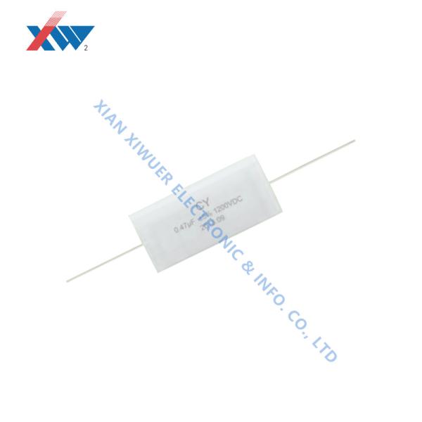 Pas de condensateur à film d'inductivité 0,15μF série de haute tension snubber 1200VDC utilisée pour l'onduleur