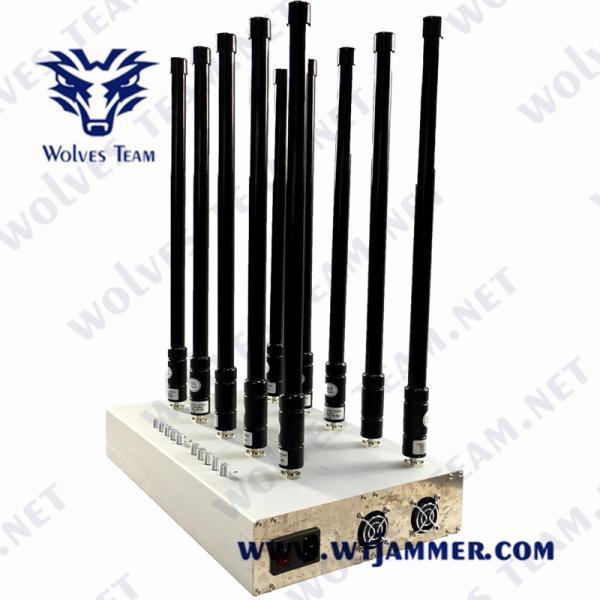 Наивысшая мощность GPS 3G 4G 5G самых новых 10 диапазонов регулируемая подгонянная весь Jammer сигнала сотового телефона