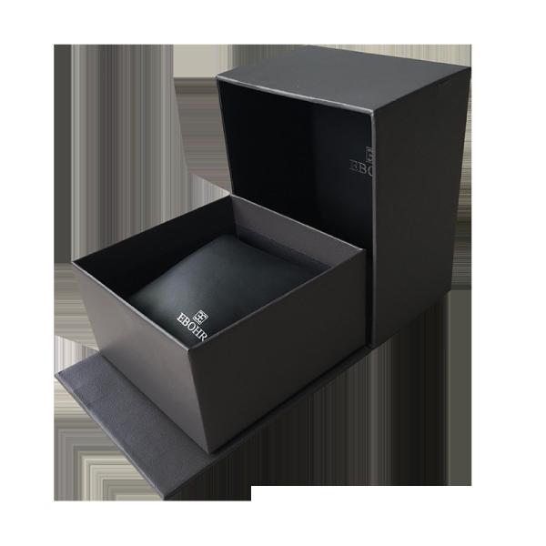 Luxury Art Paper Cardboard Watch Box Embossing  Hot Stamping