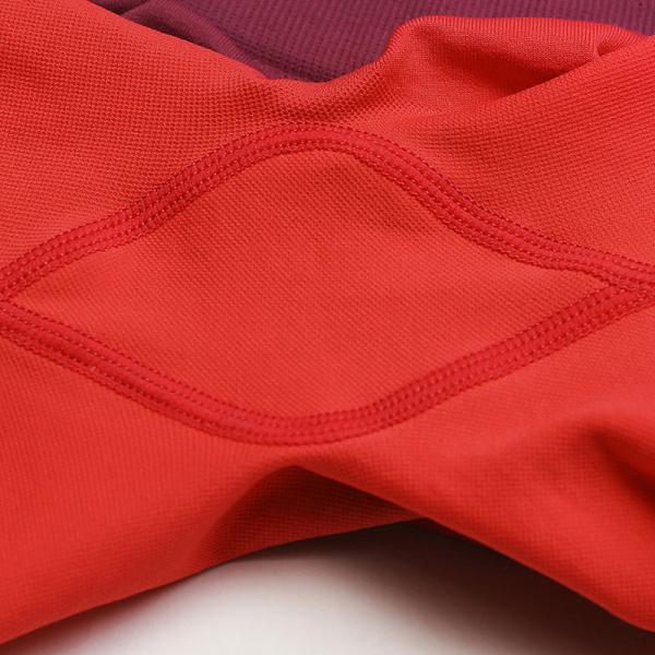 Shorts élevés serrés respirables de yoga de bout droit de taille d'Américain de couleur progressive européenne d'OEM