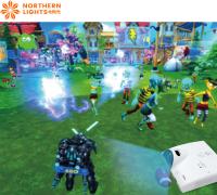 Mech Warrior Proyección Interactiva Juego Proyector de Pared para Naughty Castle