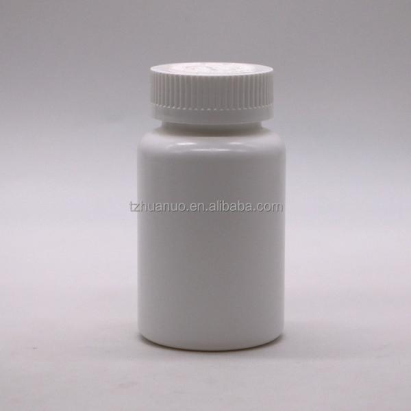 Collar Material PE 150ml Empty Round Plastic Bottle with Child Resistant Lids