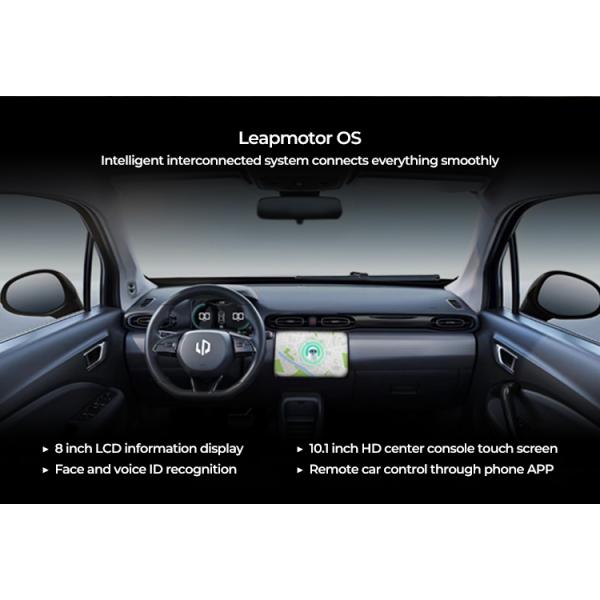 Leapmotor T03 Mini EV Car Power Saving And Easy To Drive Max Range 403 Km