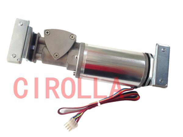 Round Sliding Glass Electric Door Motor 24VDC White Light Brush Less 75 W