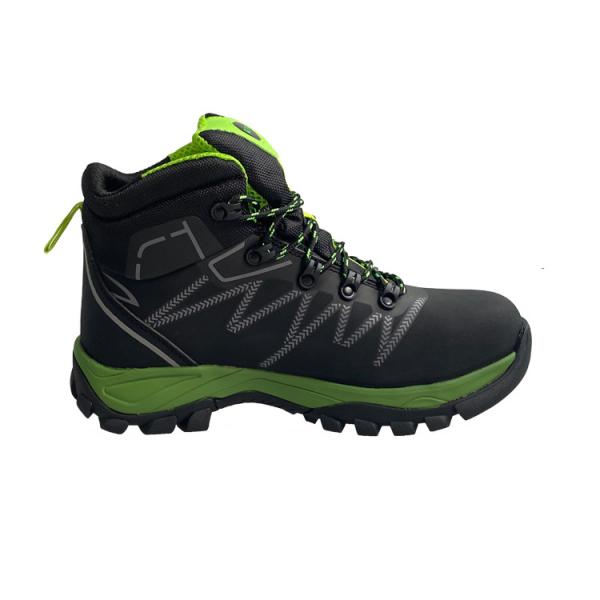 Different Sizes And Finishes Steel Toe With Metal Eyelets Safety Shoes Unisex Mid Cut High Heel Work Boots