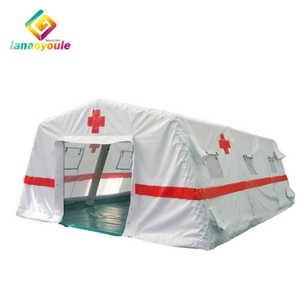 Waterproof Inflatable Outdoor Tent , Inflatable Hospital Tent Customized Size