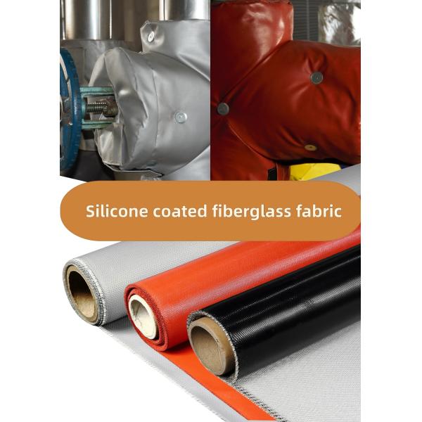 Silicone Rubber Coated Glass Fabric for Reusable Insulation Blankets & Pads