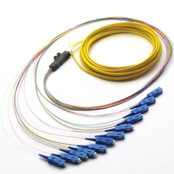 Simplex 9/125 um Fiber Optic Pigtail with SC Connector , 1.5M Fiber Cable