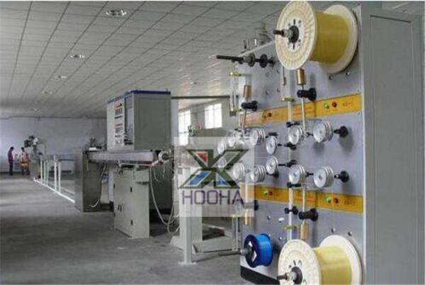 Outdoor Fiber Optic Wire Extruder Machine 12 Months Warranty oversea installation service