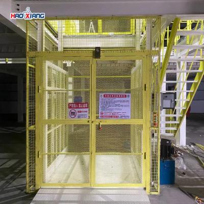 Outdoor Workshop Hydraulic Cargo Lift 500kgs Small Freight Elevator