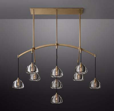 Lâmpadas de teto de ouro antigo para sala de estar / sala de jantar / quarto