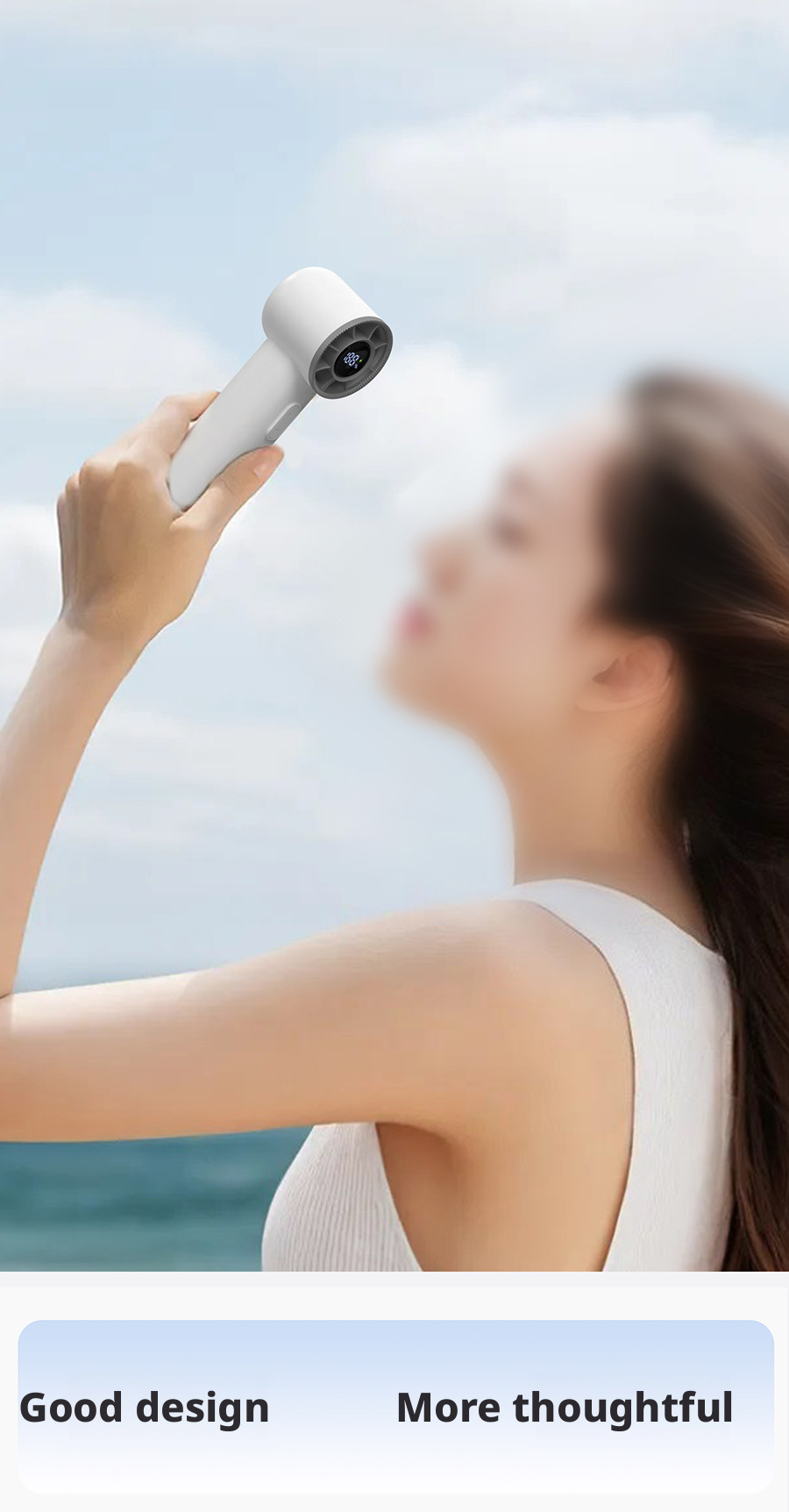 OEM Handheld Mini Portable Fan Brushless Motor Portable Personal Fans Quiet Operation