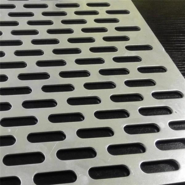 Slotted Hole Perforated Metal Sheet Stainless Steel Galvanized Steel Mild Steel Long Hole Sheet